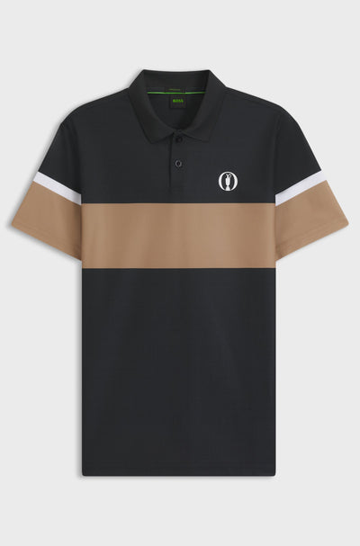 BOSS Paddy The Open 25 Polo Shirt in Black