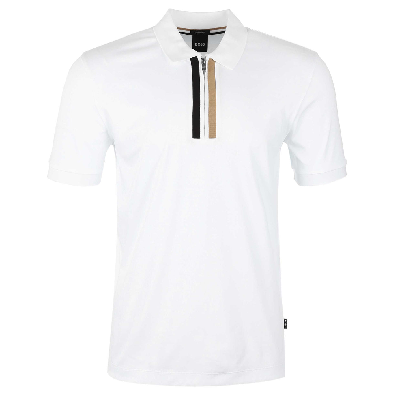 BOSS Paras 19 Polo Shirt in White