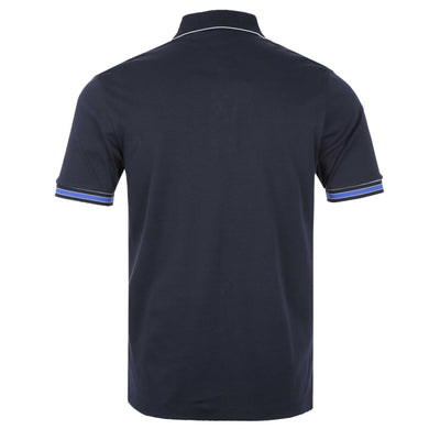 BOSS Parlay 185 Polo Shirt in Navy Back