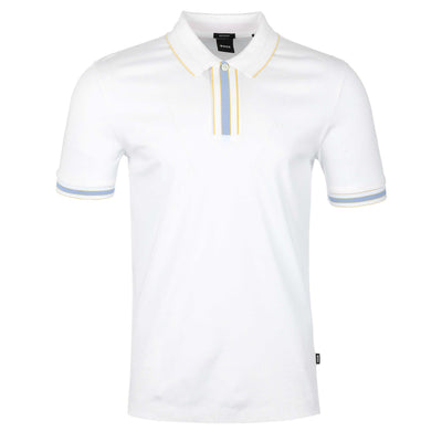 BOSS Parlay 185 Polo Shirt in White