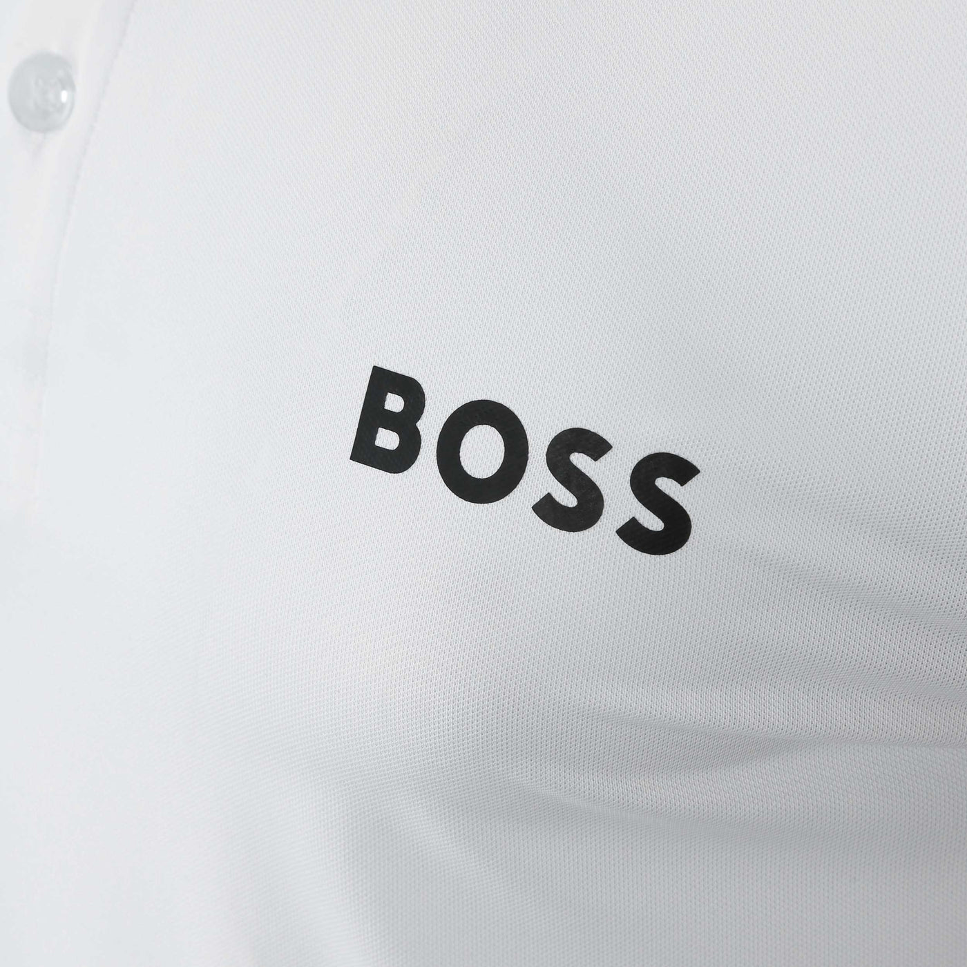 BOSS Patteo MB 8 Polo Shirt in White Logo