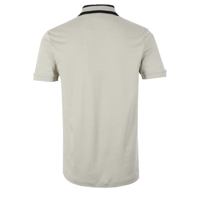 BOSS Paule Polo Shirt in Light Beige Back