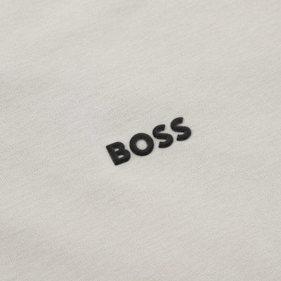 BOSS Paule Polo Shirt in Light Beige Logo