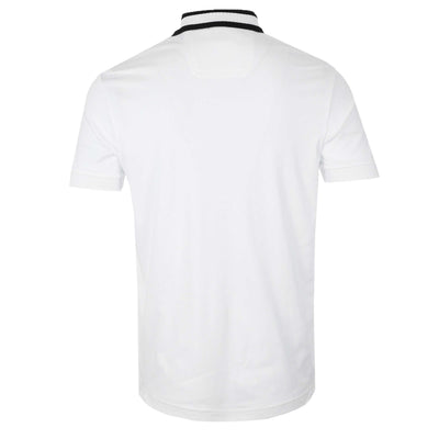 BOSS Paule Polo Shirt in White Back