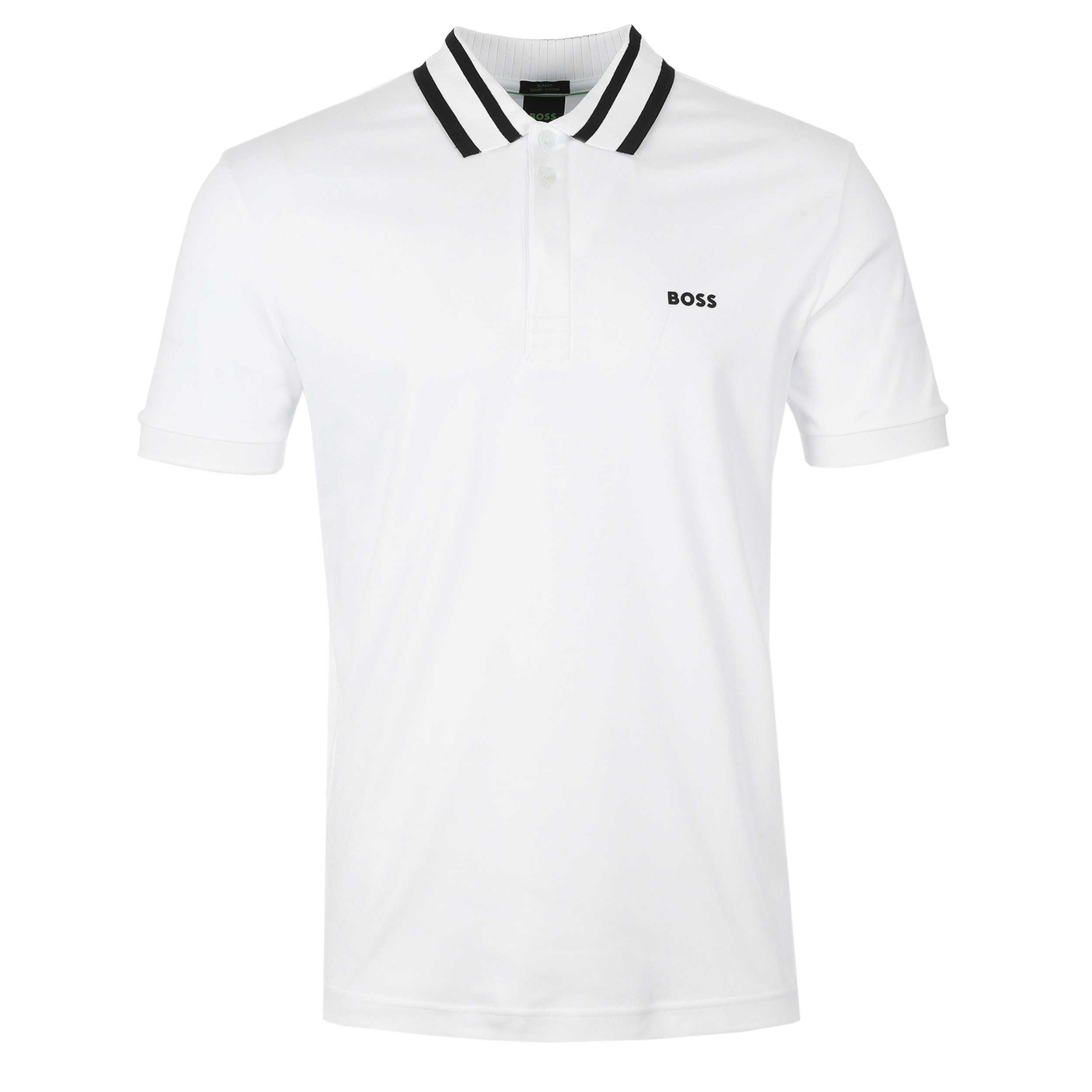 BOSS Paule Polo Shirt in White