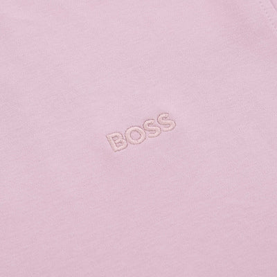 BOSS Pe Interlock Polo Shirt in Pink Logo