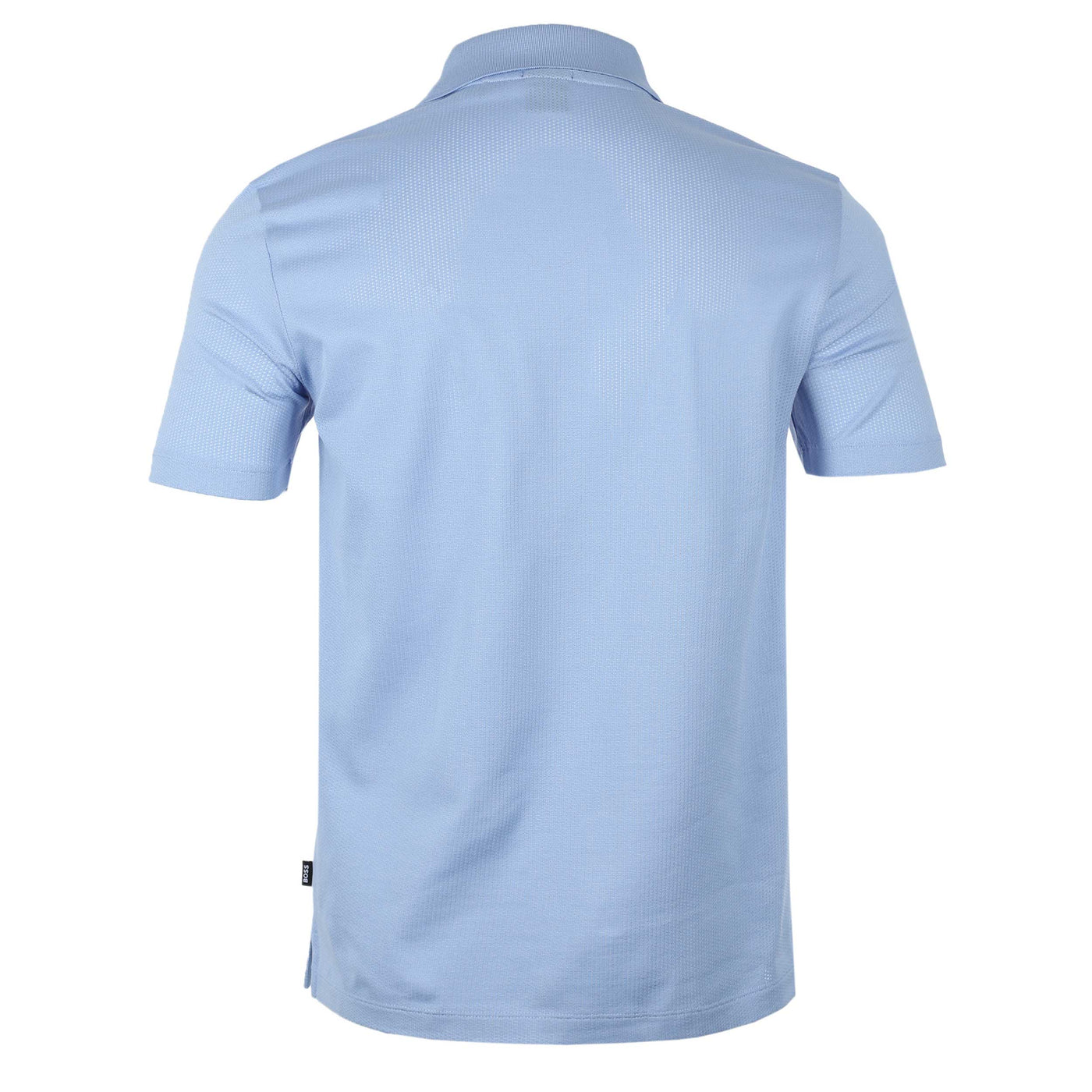 BOSS Piket 38 Polo Shirt in Sky Blue Back