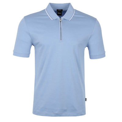 BOSS Polston 32 Polo Shirt in Sky Blue