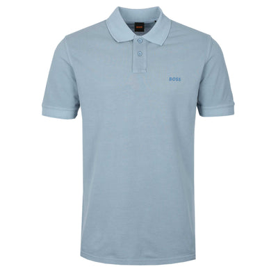 BOSS Prime Polo Shirt in Light Pastel Blue