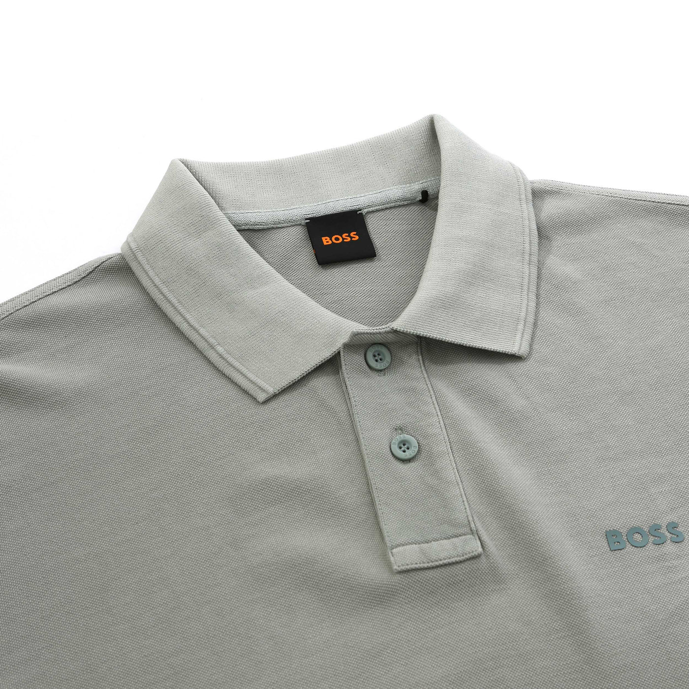 BOSS Prime Polo Shirt in Open Green Placket