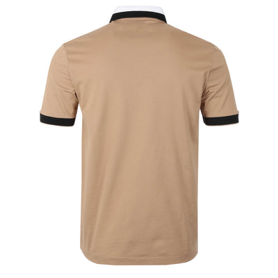 BOSS Prout 37 Polo Shirt in Medium Beige Logo