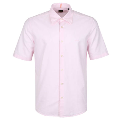 BOSS Rash 2 M Short Sleeve Shirt in Pink
