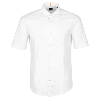 BOSS Rash 2 M Short Sleeve Shirt in White