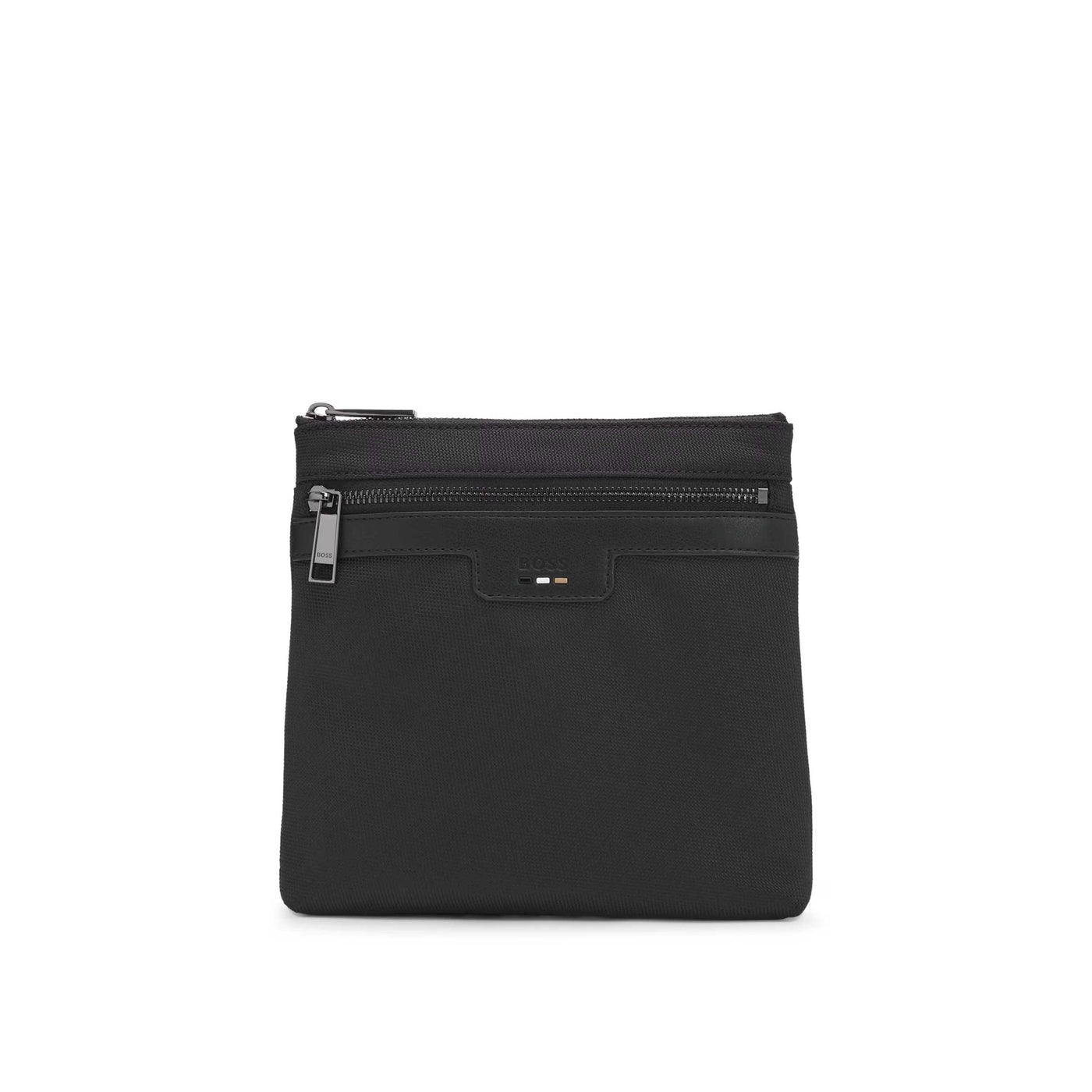BOSS Ray N Envelope Man Bag in Black Front