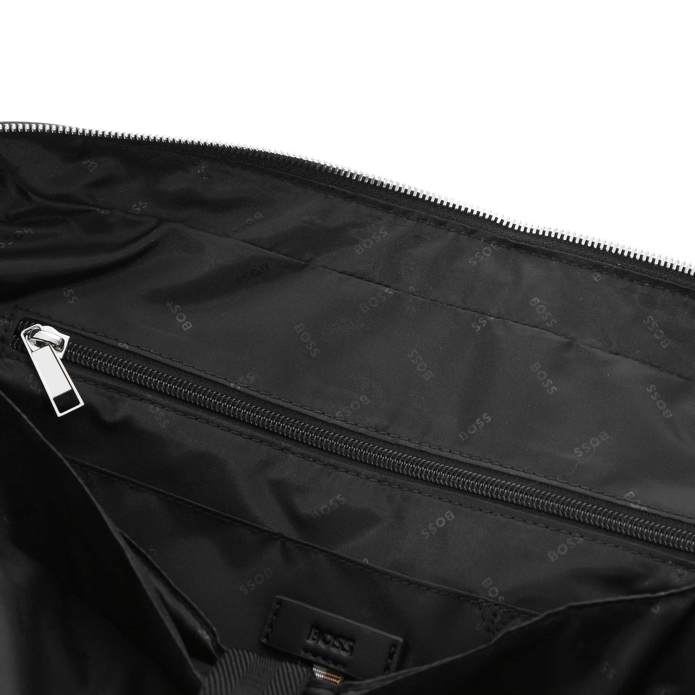 BOSS Ray S S Doc Case Bag in Black Inside Zip