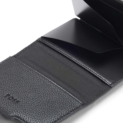 BOSS Ray Secrid N Card Holder in Black Inside
