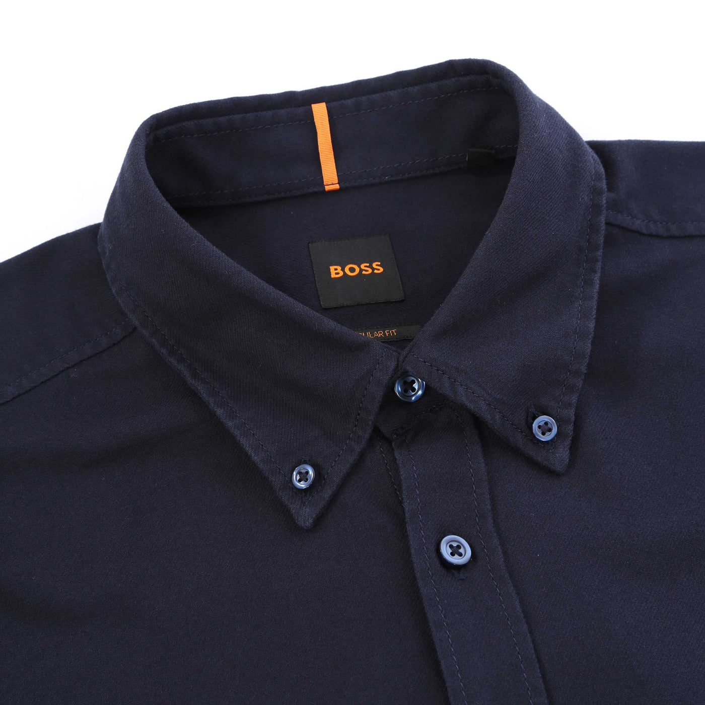 BOSS Rickert M Shirt in Dark Blue Collar