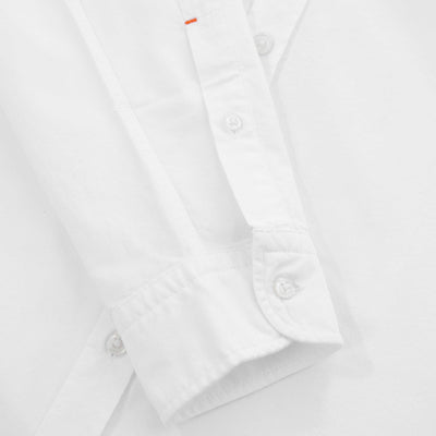 BOSS Rickert Shirt in White cuff