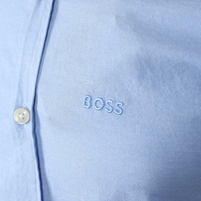 BOSS Rose 2E SS Shirt in Sky Blue Logo