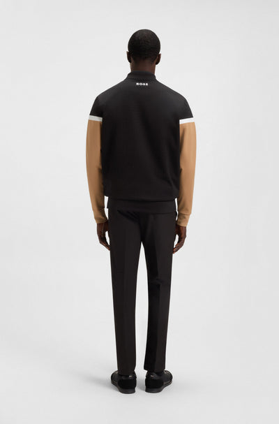 BOSS Softshel The Open 25 Jacket in Black Model Back
