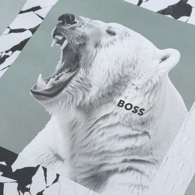 BOSS TE Lupo in Sage Green logo