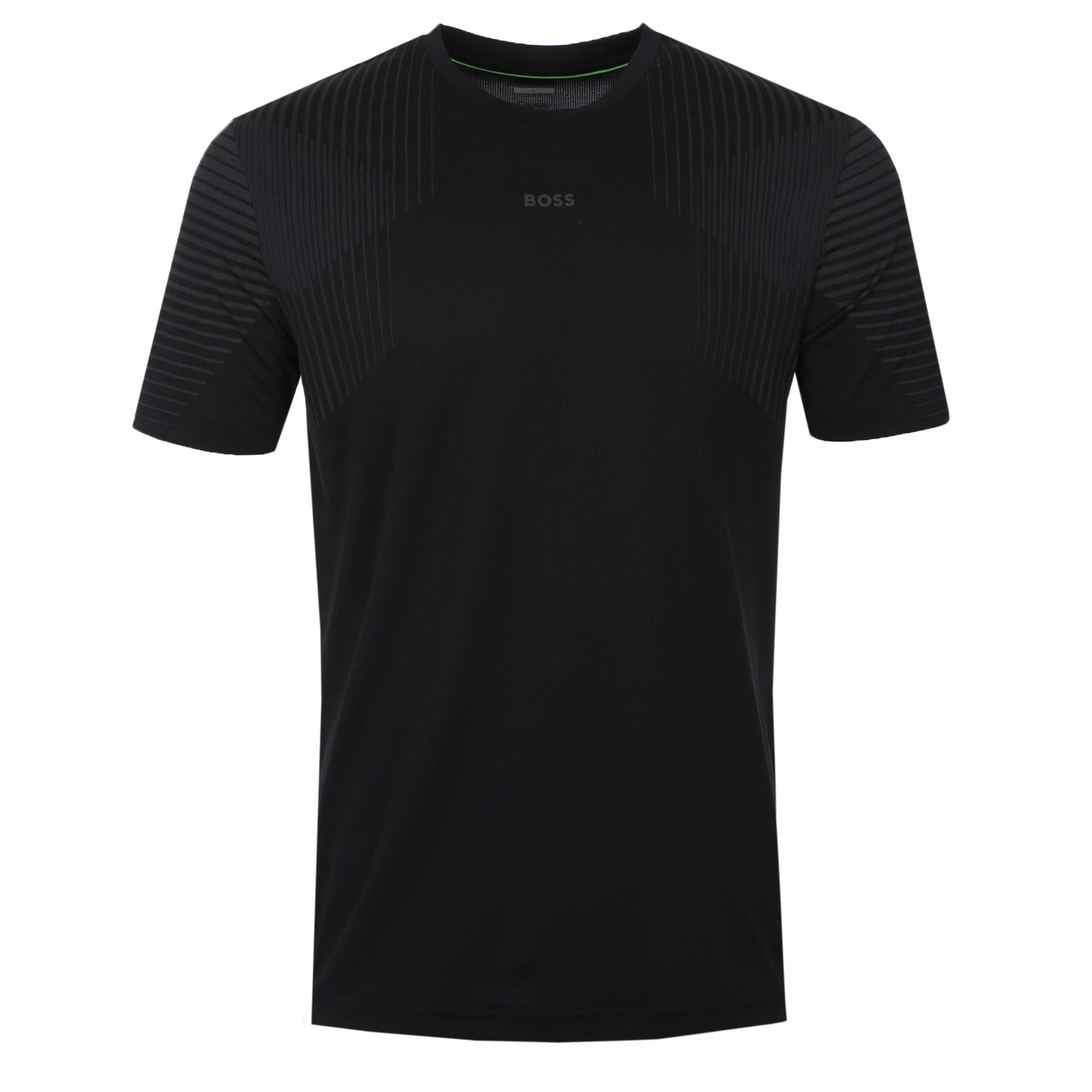 BOSS TS Active Push T Shirt in Black