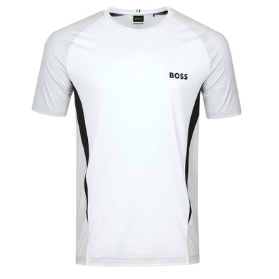 BOSS TS TOC Matchball T Shirt in White