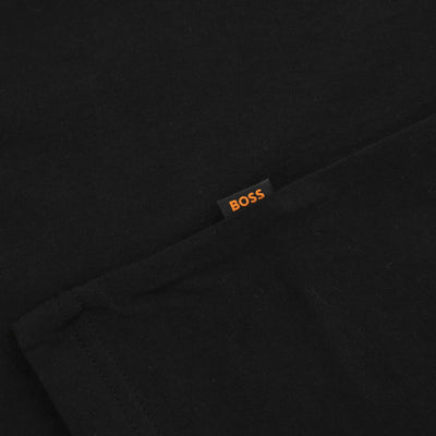 BOSS Te atacama T-Shirt in Black Logo Tab