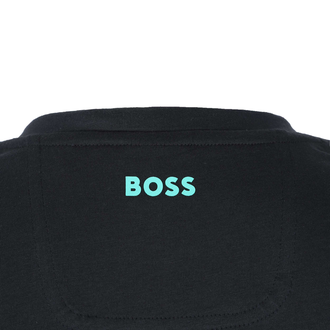 BOSS Tee 6 T Shirt in Navy Logo