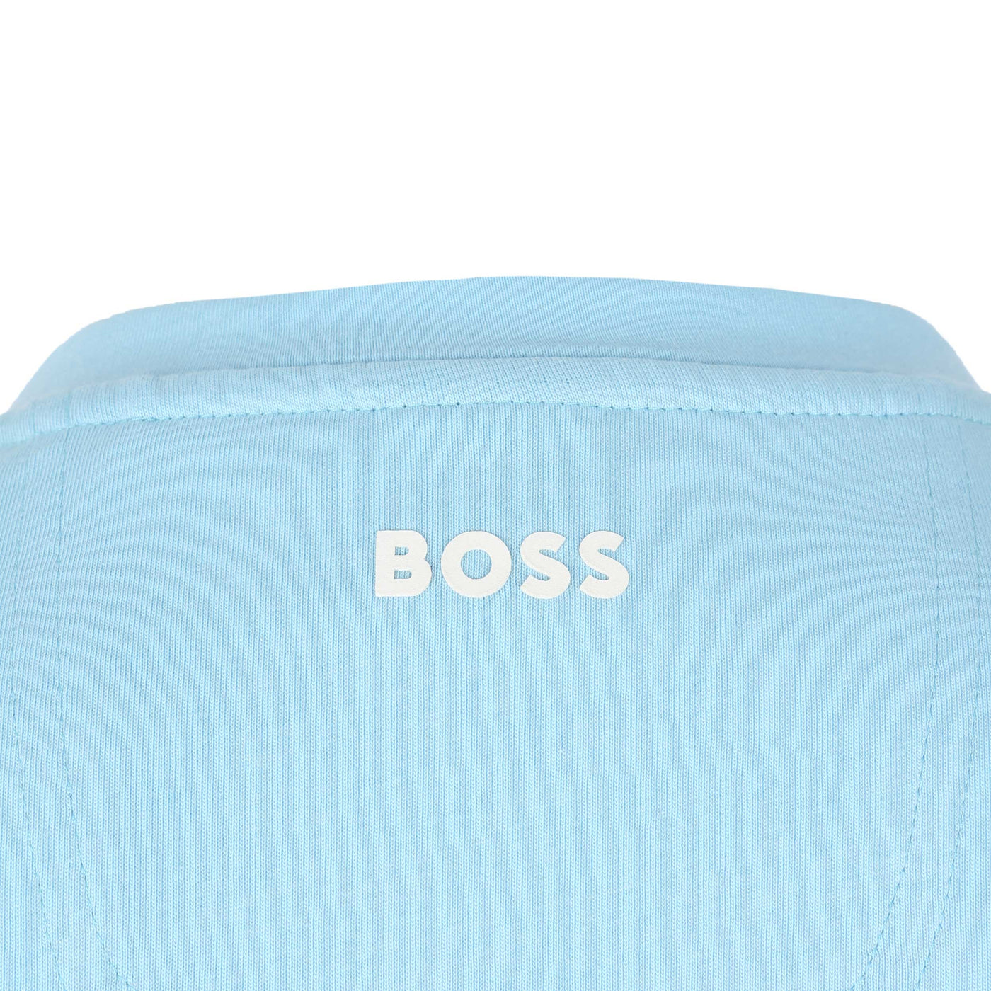 BOSS Tee 6 T Shirt in Sky Blue Logo