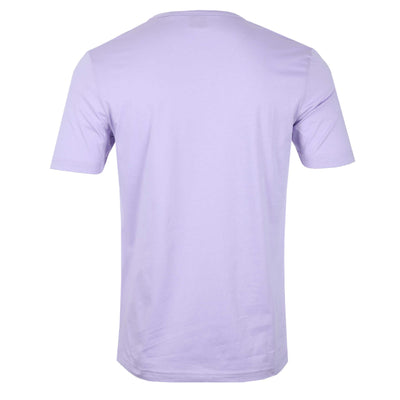 BOSS Tee Curved T-Shirt in Lilac Back