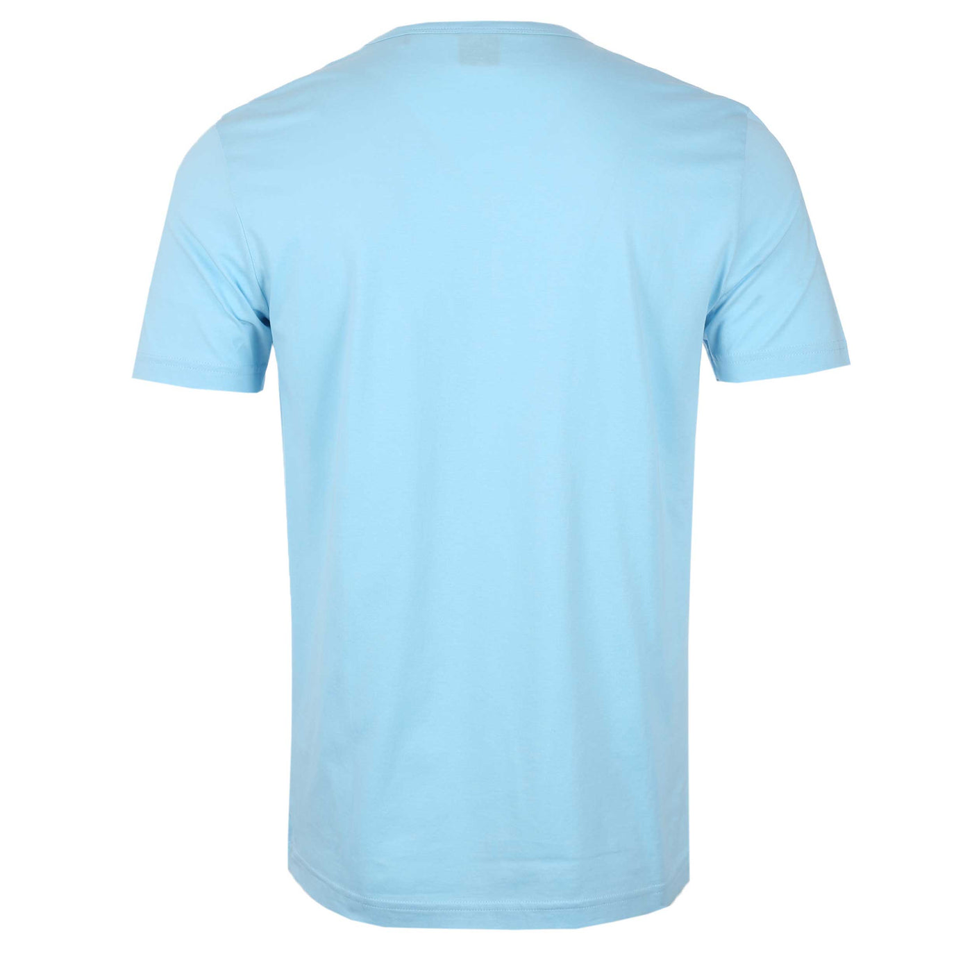 BOSS Tee Curved T-Shirt in Sky Blue Back