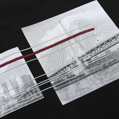 BOSS Tee Photoprint T Shirt in Black Print