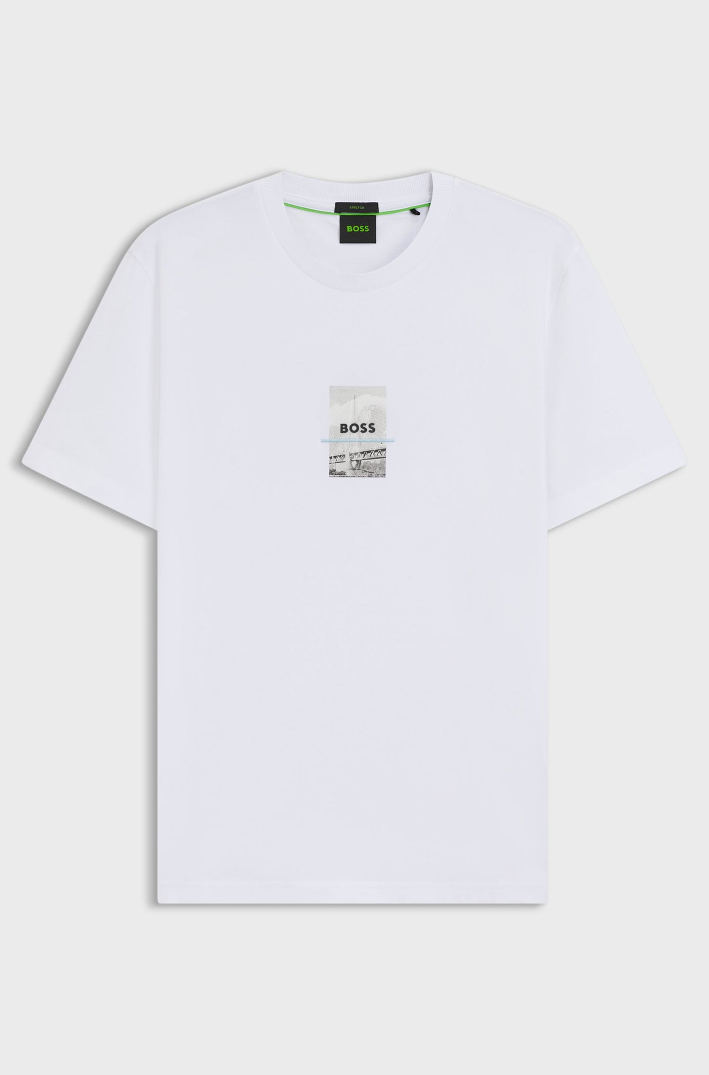 BOSS Tee Photoprint T Shirt in White