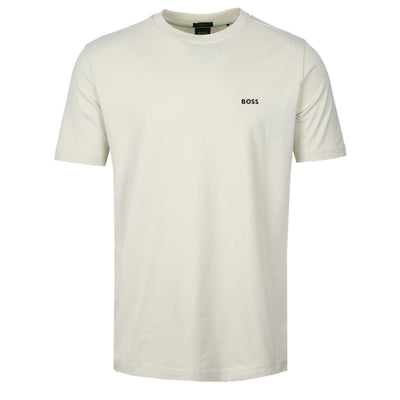 BOSS Tee T-Shirt in Open White