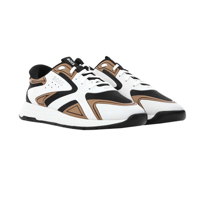 BOSS Titanium Runn thm Trainer in Open Beige Pair