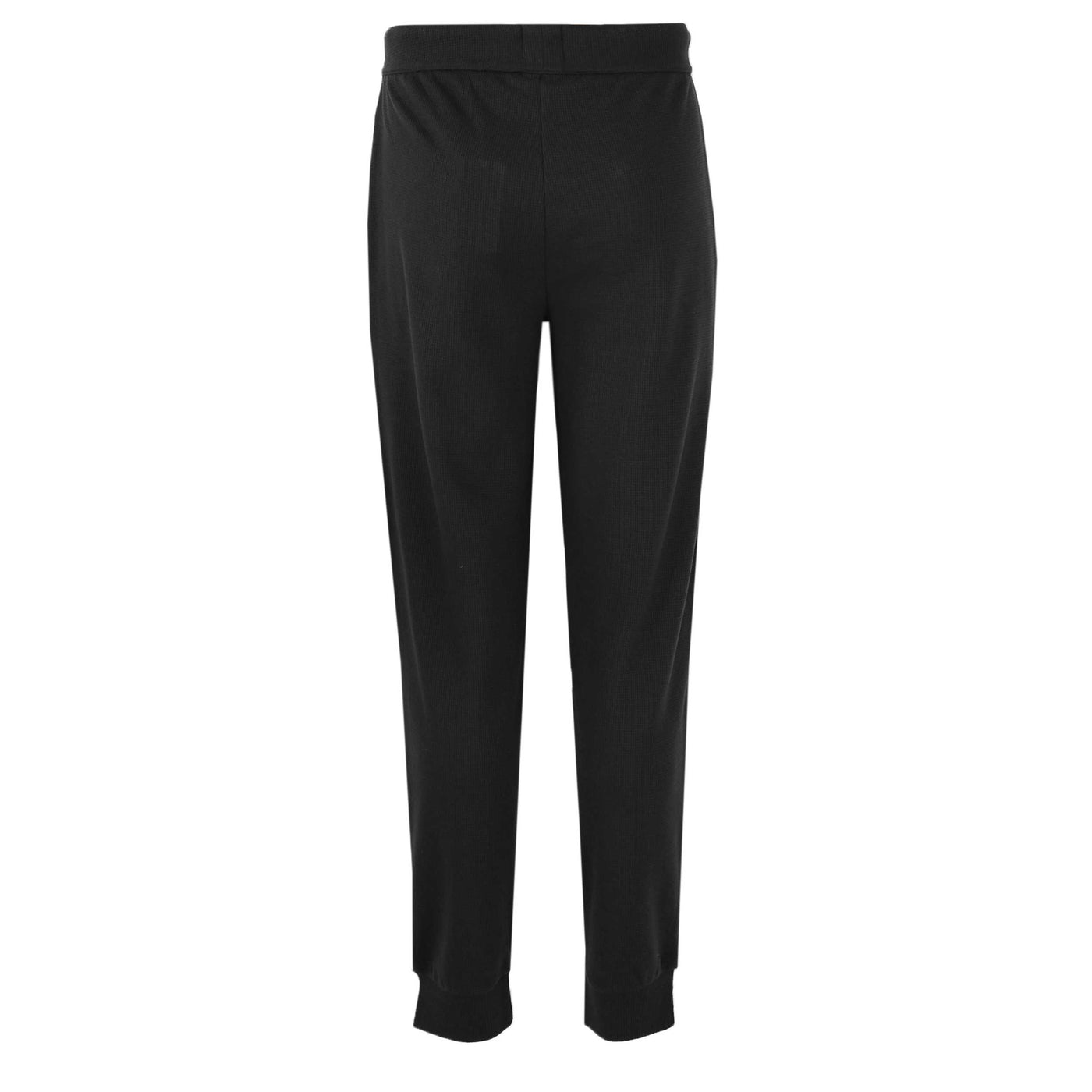 BOSS Waffle Pants Cuff in Black Back