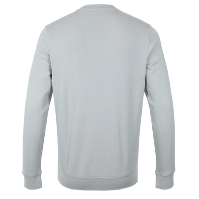 BOSS Westart Sweat Top in Light Pastel Grey Back