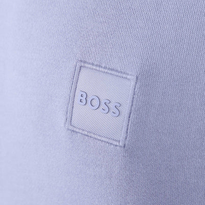 BOSS Westart Sweat Top in Lilac Logo