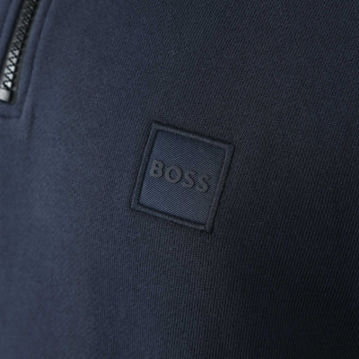 BOSS Zetrust Sweat Top in Navy Logo