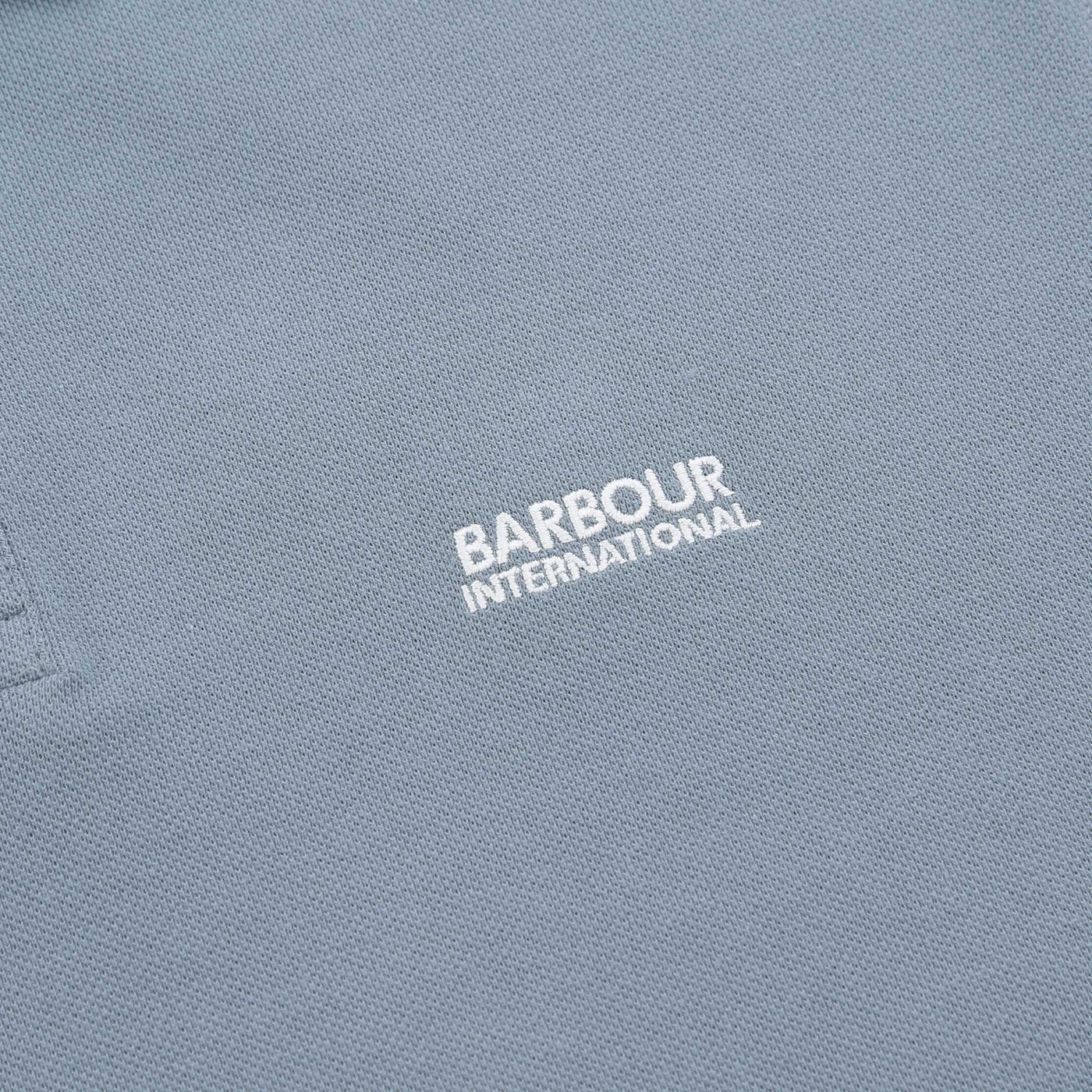 Barbour Howall Polo Shirt in Washed Blue Logo