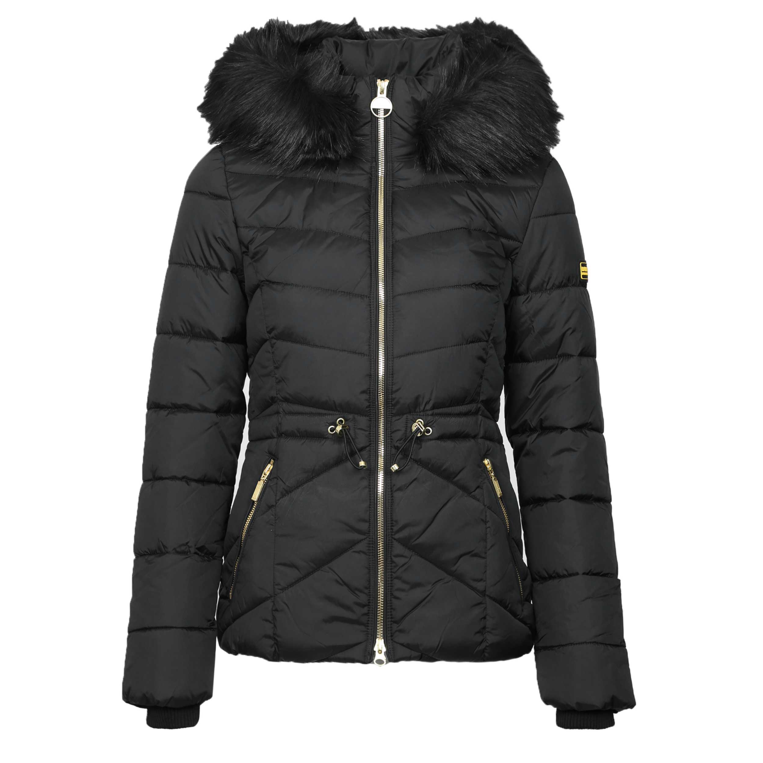 Barbour Island Ladies Quilted Jacket in Black