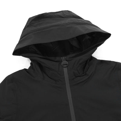 Barbour Longline Kyra Waterproof Ladies Jacket in Black Hood