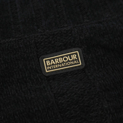 Barbour Milla Knitted Ladies Knitwear in Black Logo