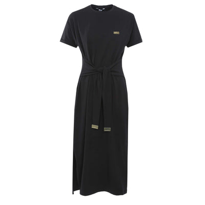 Barbour Whitson Midi Dress in Black Front