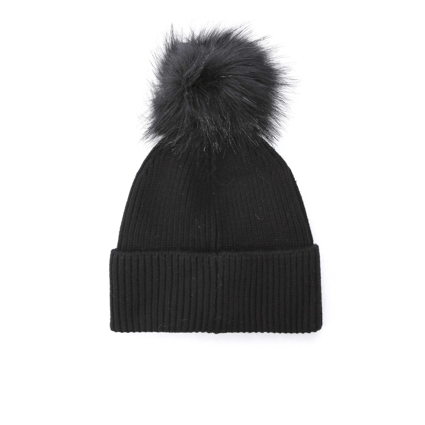 Barbour Mallory Pom Ladies Beanie Hat in Black Back