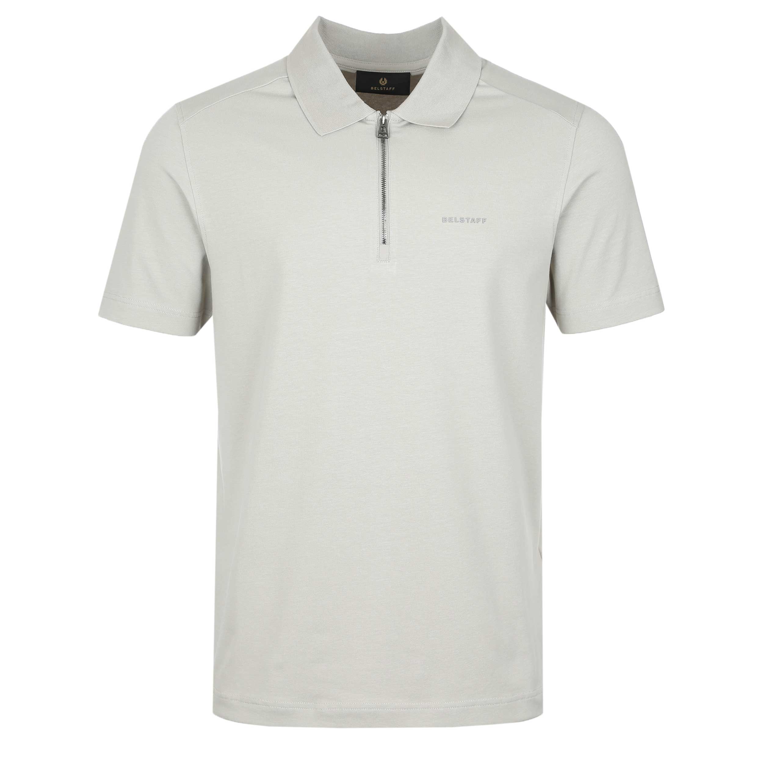 Belstaff Alloy Polo Shirt in Cement Grey