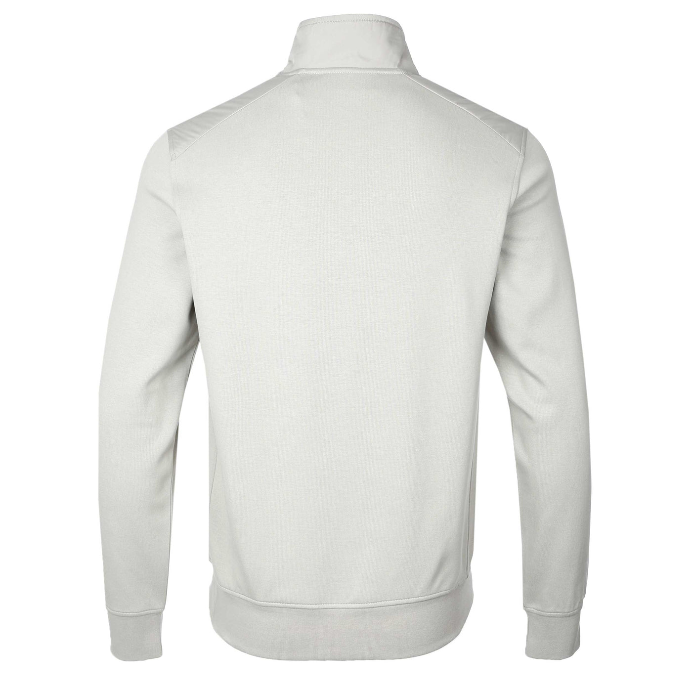 Belstaff Alloy Quarter Zip Sweat Top in Cement Grey Back