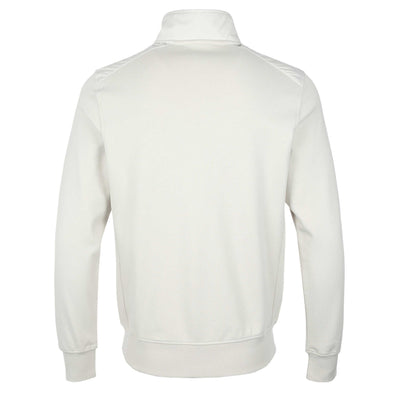 Belstaff Alloy Quarter Zip Sweat Top in Stone Beige Back