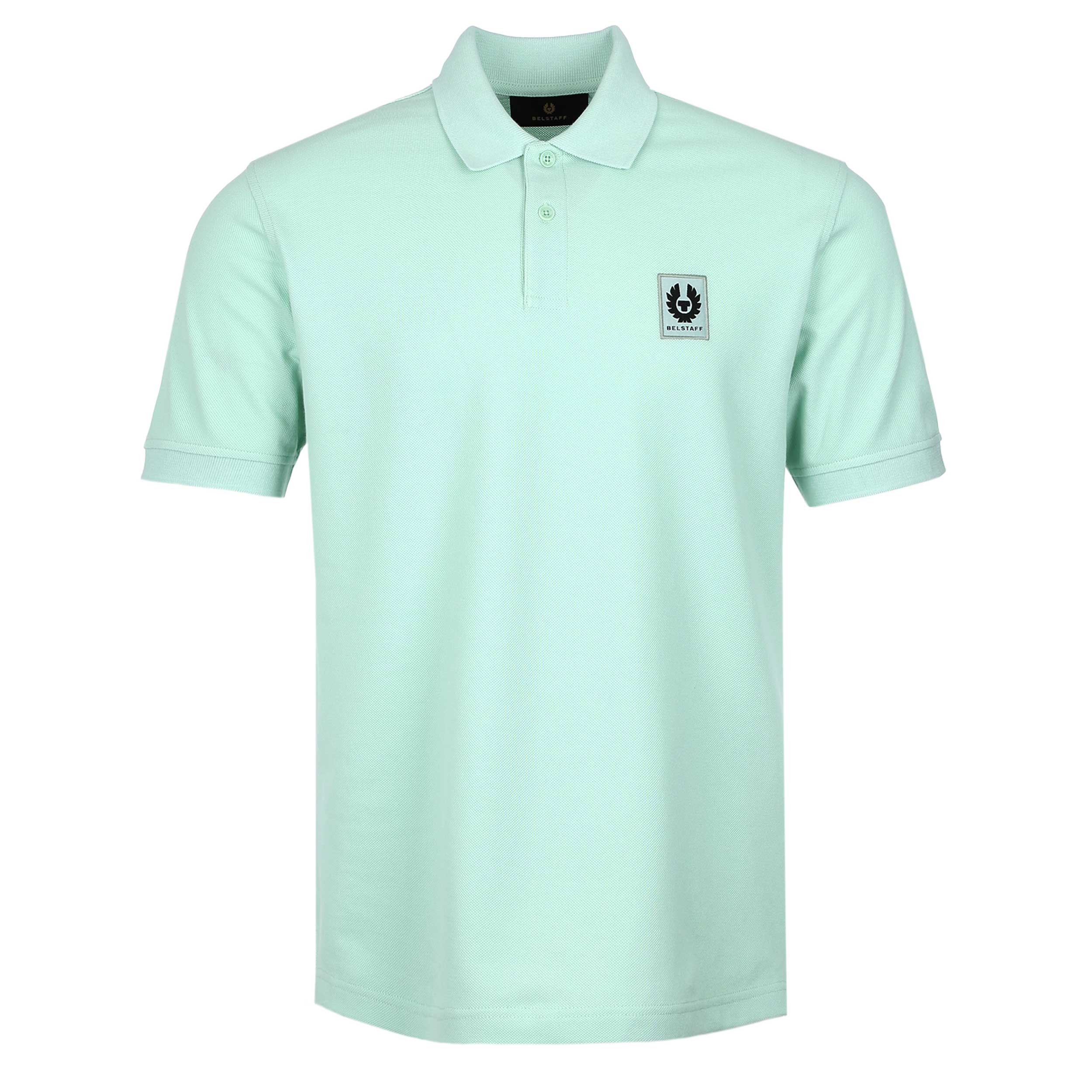 Belstaff Classic Short Sleeve Polo Shirt in Breeze Green